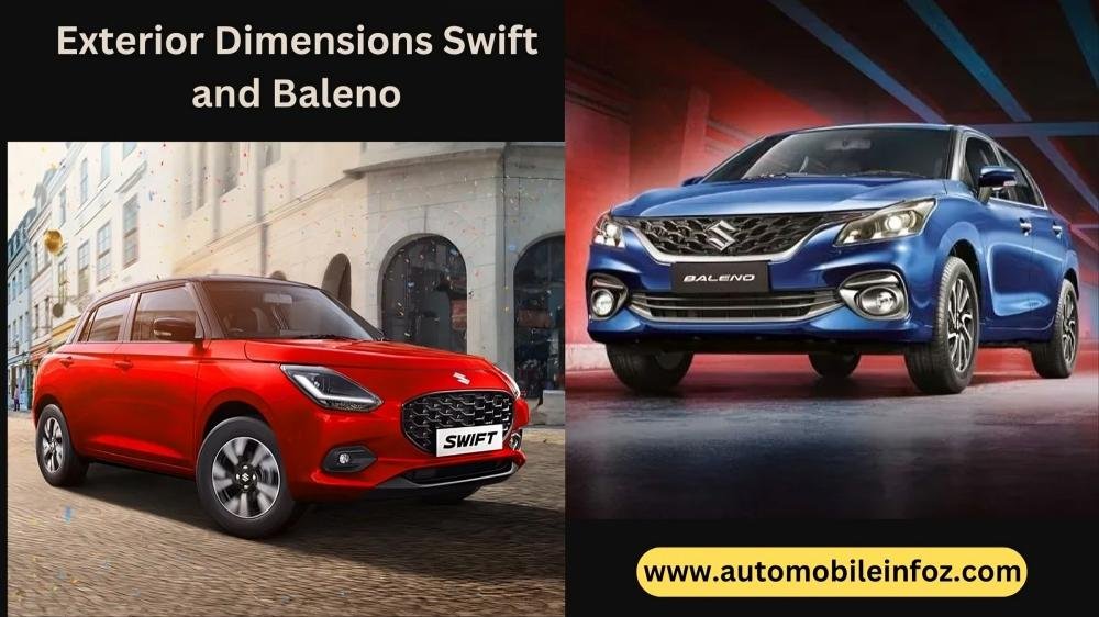 Exterior Dimensions Swift and Baleno