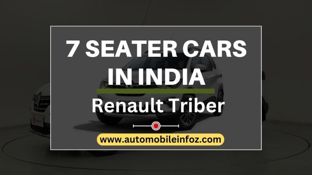 Renault Triber (7 Seater Cars in India)